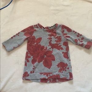 Baby Gap rose sweatshirt dress 🌹